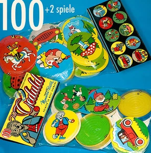 100 MANURBA JUEGO DE PACIENCIA ORIGINAL AÑOS 70 + 2 JUEGOS EN LA BOLSA HEINERLE - Imagen 1 de 3