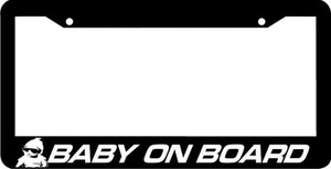 Baby on Board Carlos Hangover funny License Plate Frame  - Picture 1 of 1