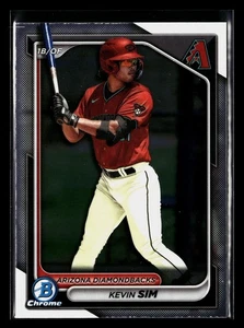 Kevin Sim 2024 Bowman Chrome Prospect #BCP-34 Arizona Diamondbacks Rookie *023 - Picture 1 of 2