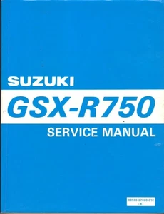 SUZUKI GSXR750 SRAD,GSX-R750 T 1996 ORIGINAL FACTORY WORKSHOP MANUAL - Picture 1 of 1