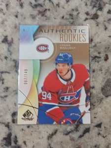 2024-25 SP Game Used Logan Mailloux Gold Rookie RC /149 Canadiens - Picture 1 of 2