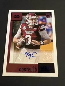 2021 Panini Chronicles Draft Picks Score Rookie Blue /99 KJ Costello Auto RC - Picture 1 of 11