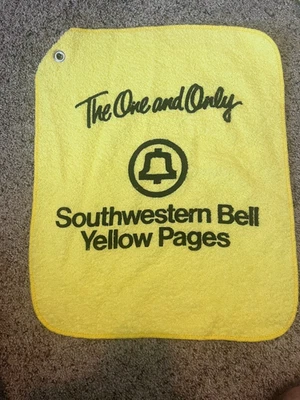 Vintage Southwestern Bell Yellow Pages The One and Only Golf Towel - Image 1 of 2