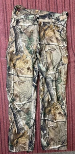 MENS USED VINTAGE SPORTSMANS WAREHOUSE REALTREE CAMO HUNTING PANTS MEDIUM - Picture 1 of 6