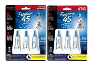 Freedom 45 Spot-On Dogs 33–66 lbs – Vet-Recommended Large Dog 2 Pack - Picture 1 of 4