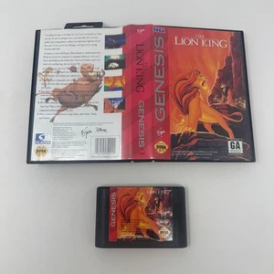 The Lion King Sega Genesis 1994 Game and Case NO MANUAL - Picture 1 of 7