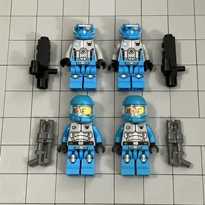 LEGO Space Galaxy Squad Solomon Blaze minifigure blu lotto di 4 D4 15 - Foto 1 di 2