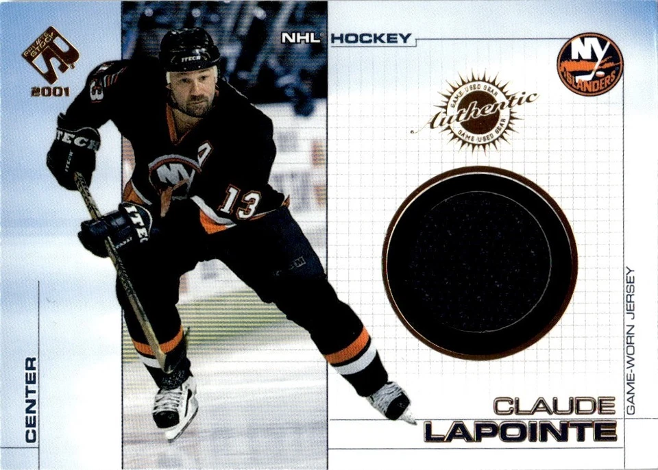 2000-01 Pacific Private Stock Claude Lapointe Jersey New York Islanders #70 - Image 1 of 2