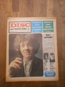 Disc and Music Echo November 2nd 1968 Joe Cocker Cream Jimi Hendrix - Picture 1 of 6