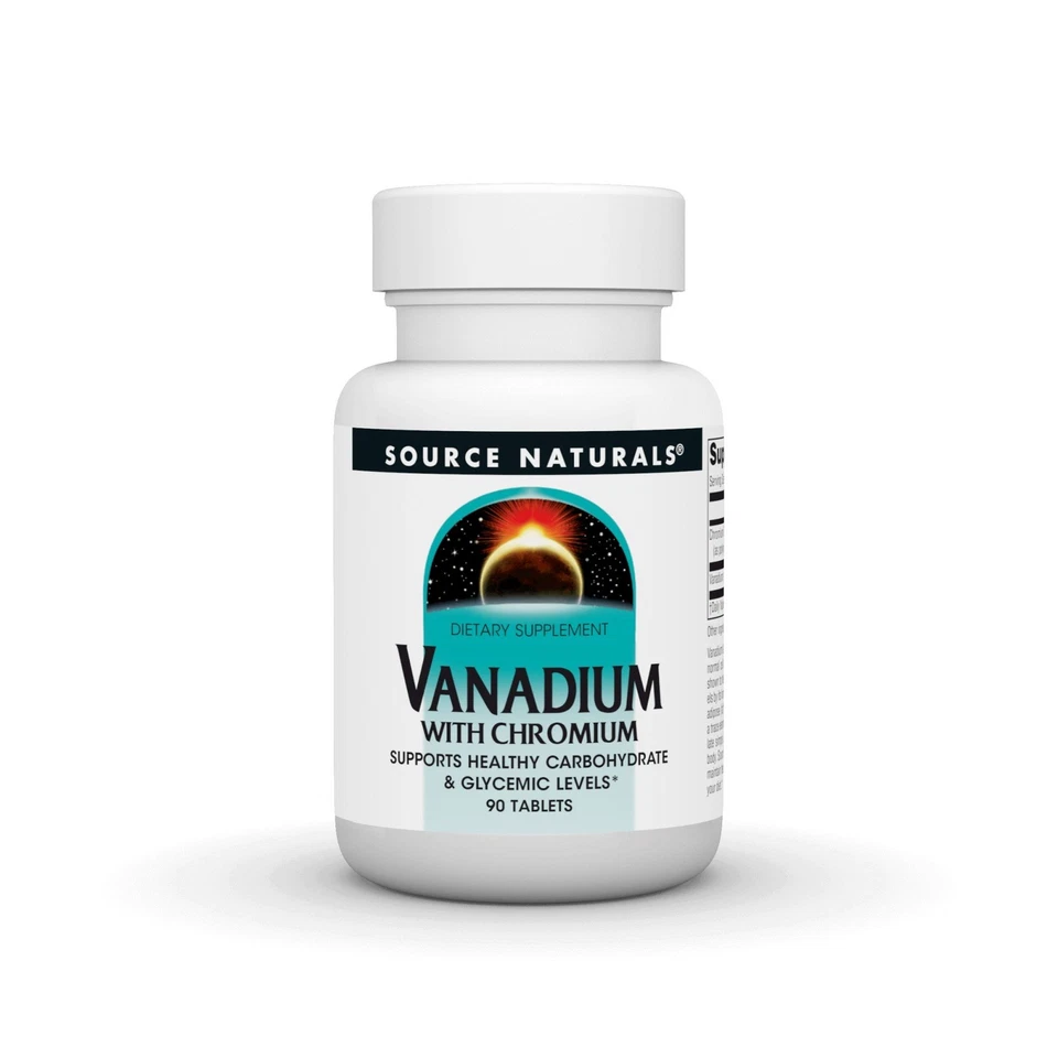 Source Naturals, Inc. Vanadium with Chromium 90 Tablet - Image 1 of 1