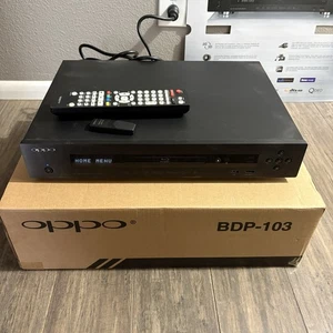 OPPO BDP-103 3D Blue Ray Player Used w/Remote Control Box - Picture 1 of 12