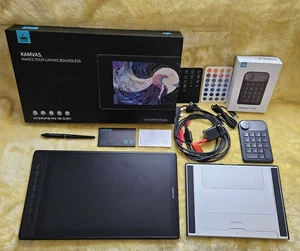 HUION Kamvas Pro 16 2.5K QHD Graphic Tablet  + HUION K20 keydial mini VGC - Picture 1 of 24