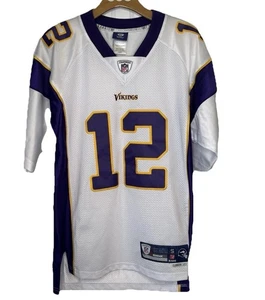 Vikings 2009-2012 #12 Percy Harvin White Reebok Jersey S Stitched Authentic NFL* - Picture 1 of 16