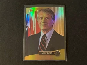 JIMMY CARTER PIECES OF THE PAST LIMITED 01/10 GOLD BORDER CARD - Picture 1 of 3