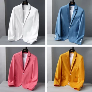 Traje Chaqueta Informal Cena Blazer Boda Vestido Abrigo Traje de Negocios Chaqueta - Imagen 1 de 24