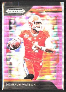 Panini Prizm Draft Picks 2019 Deshaun Watson Pink Pulsar Clemson #32 Texans! - Foto 1 di 2