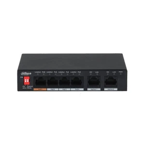 Dahua 4 Porte +2 Unmanaged Desktop Switch PoE PFS3006-4ET-60-V2 - Photo 1/1