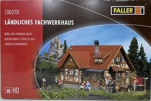 Faller H0 130270 Bausatz "Ländliches Fachwerkhaus" NEU & OVP - Picture 1 of 3