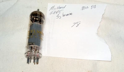 Tubo Mullard EL84 6BQ5 probado nivel NOS Foto 1 de 4