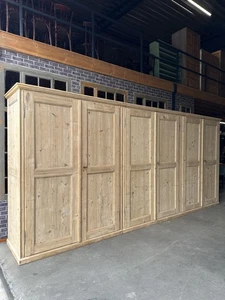 Speziale Kleiderschrank - Antik Weichholz nr.8649 - Bild 1 von 10
