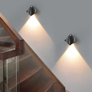 Sensor Wandleuchten 2er Set, Magnetische LED Wandleuchten mit Bewegungserkennung,... - Bild 1 von 9