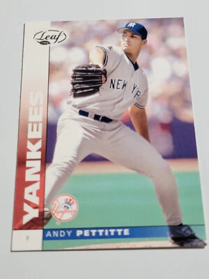 ANDY PETTITTE 2002 Leaf #88.   YANKEES - Image 1 of 2