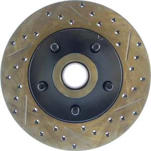 Disc Brake Rotor-Sport Cross-Drilled and Slotted Front Left Stoptech 127.63022L - Picture 1 of 5