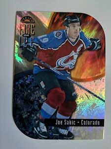 1997-98 Leaf Fire On Ice #7 Joe Sakic Numbered  /1000