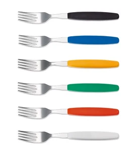 6er Set Giesser Messer Besteck Löffel Teelöffel Gabel Essgabel in 6 bunte Farben - Bild 1 von 51