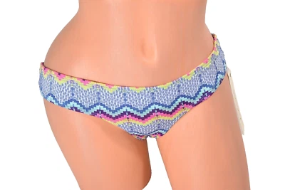 Parte inferior de biquíni feminina Roxy Bohemian Sayulita nascer do sol atrevida scooter tamanho M nova com etiquetas - Imagem 1 de 4