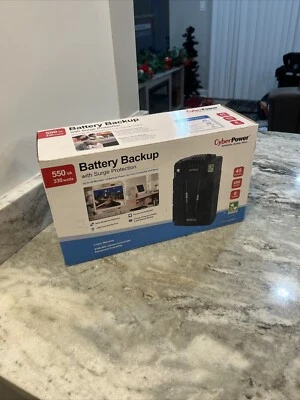 NEW! CyberPower Standby Series CP550SLG 550 VA 330 Watts 8 Outlets UPS - Image 1 of 3