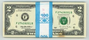 FR#1936F $2 1995 (50) Federal Reserve Notes Consecutive Atlanta DC-6074 - Picture 1 of 2