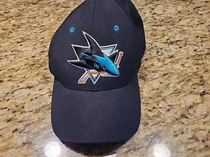 San Jose Sharks NHL Hat Cap Black Hockey Mens Fitted Size 7 1/4 Zephyr  - Picture 1 of 8
