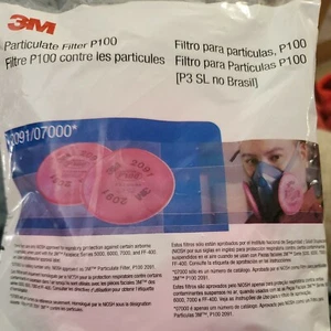 2091 Genuine 3M Respirator Filter (Pair) Made in USA - Picture 1 of 2