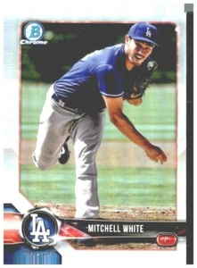 2018 BOWMAN DRAFT REFRACTOR MITCHELL WHITE BDC-97 - Picture 1 of 2