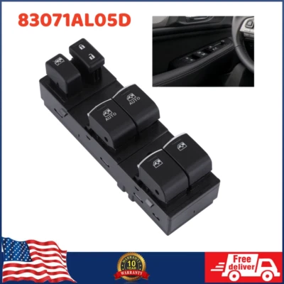 OE Power Window Door Switch 83071-AL05A For 2015 2016 Subaru Outback Legacy Left Foto 1 de 4