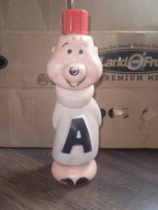 Vintage Soaky Plastic Bottle ALVIN From The Chipmunks 1963 - Picture 1 of 3