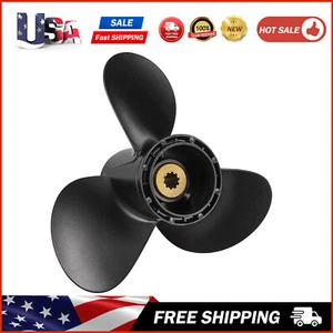 10 Spline | 9 1/4x10 Propeller For Suzuki Outboard Engine DF 8-20HP A 9.25 x 10 - Bild 1 von 6