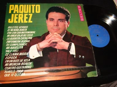 PAQUITO JEREZ<>SELF TITLED<>Lp Vinyl<>Spain Pressing<>BELTER 12.728 - Image 1 of 2