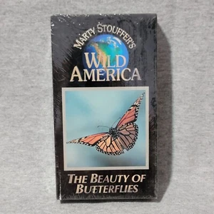 Marty Stouffer's Wild America The Beauty Of Butterflies VHS 1995 Sealed - Imagen 1 de 4