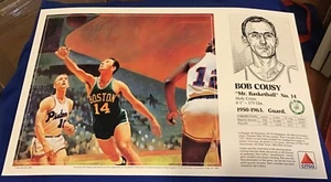 1989 Boston Celtics Citgo Poster Set Cousy Heinsohn Jones Cowens Silas Sanders - Picture 1 of 6