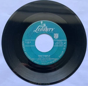 BILLY WARD-LIBERTY F-55099-DO IT AGAIN-DEEP PURPLE-45RPM-1957 POP VOCAL VG - Picture 1 of 5