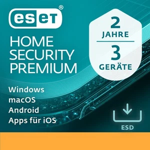 ESET Home Security Premium 2025  3 Geräte 2 Jahre Sofort per Email - Bild 1 von 3