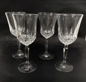(4) Calici acqua vintage Anchor Hocking Crystal Legacy 10 once come nuovi - Foto 1 di 7