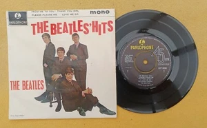 " BEATLES HITS " SUPER UK RARE EARLY 70'S SPECIAL ORDER ONLY EP NO POLO RINGS - Imagen 1 de 7