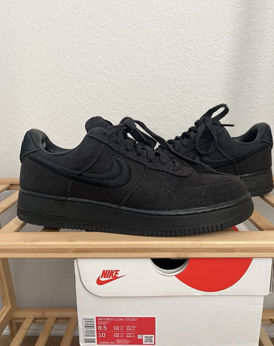 Nike Air Force 1 Low x Stussy Black for Sale | Authenticity Nike Air Force 1 Low x Stussy Black for Sale | Authenticity