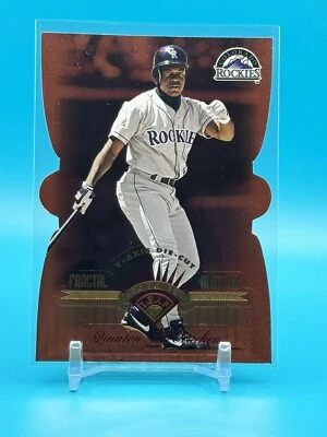 Quinton McCracken 1997 Leaf Fractal Matrix Y AXIS DIE CUT Colorado Rockies #21 - Image 1 of 2