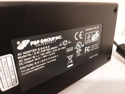 FSP Group Inc FSP180-ABAN1, 4PIN DIN Plug, 180W, 19V 9.47A. - Image 1 of 4