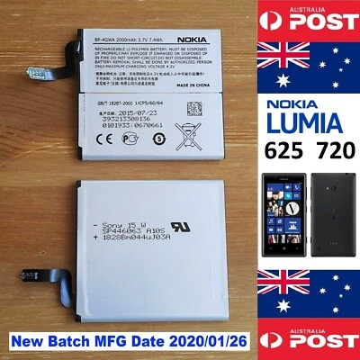 Batería Original Nokia Lumia 625 720 720T BP-4GWA 2000mAh Buena Calidad - Local Foto 1 de 4
