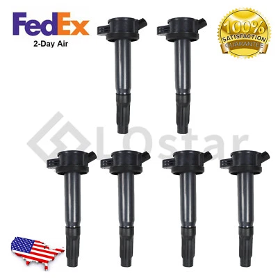 Fits Ford Escape Taurus Mazda Tribute Mercury Sable Mariner 6Pcs Ignition Coil - Image 1 of 3